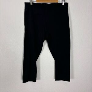 Lululemon Black High Waisted Capri Leggings Women's Size 14